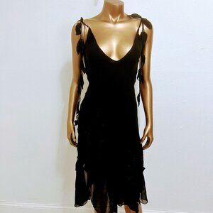 Vintage Sue Wong Beaded Silk Slip Dress Whimsigoth Fairy Grunge Goth Ethereal 4